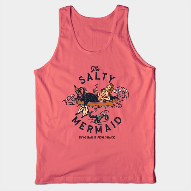 The Salty Mermaid Dive Bar & Fish Shack Tank Top by The Whiskey Ginger